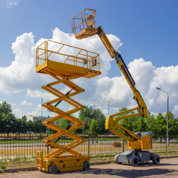 An image of an elevated platform machine.