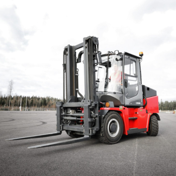 A large image of a forklift